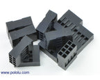 0.1" (2.54mm) Crimp Connector Housing: 2x4-Pin 10-Pack