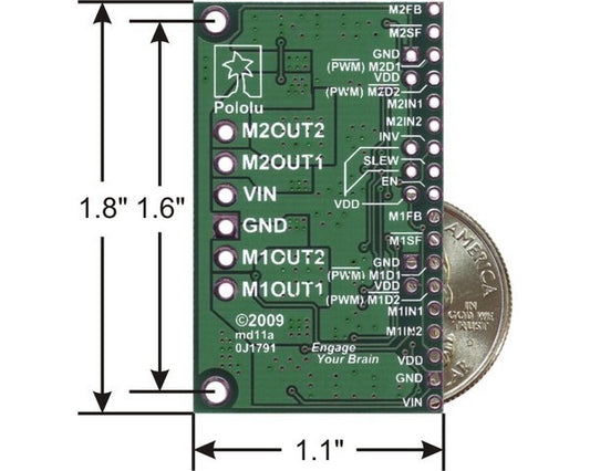 Pololu Dual MC33926 Motor Driver Carrier