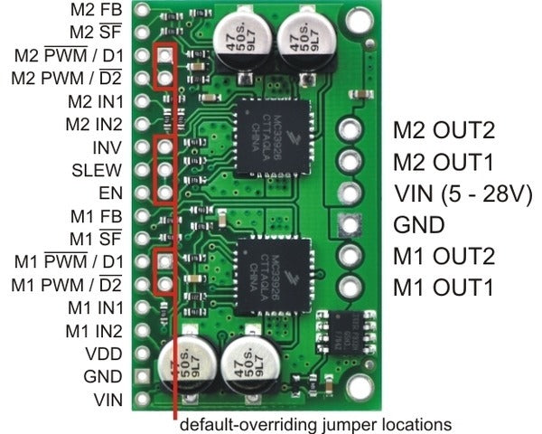 Pololu Dual MC33926 Motor Driver Carrier