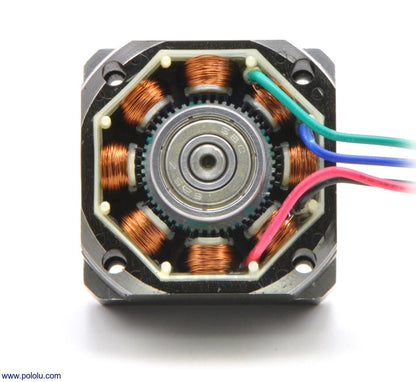 Stepper Motor: Bipolar, 200 Steps/Rev, 57×56mm, 2.5V, 2.8 A/Phase