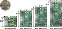 Mini Maestro 12-Channel USB Servo Controller (Assembled)