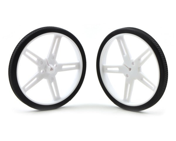 Pololu Wheel 70×8mm Pair - White