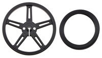 Pololu Wheel 70×8mm Pair - Black