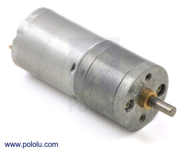 20.4:1 Metal Gearmotor 25Dx50L mm LP 6V