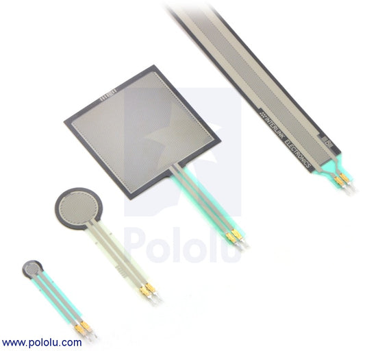 Force-Sensing Resistor: 0.25"-Diameter Circle, Short Tail-FSR 400 Short