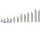 Aluminum Standoff: 1" Length, 2-56 Thread, M-F (4-Pack)