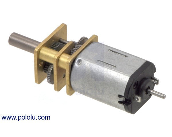 210:1 Micro Metal Gearmotor LP 6V with Extended Motor Shaft