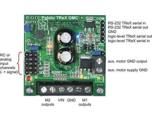 Pololu TReX Dual Motor Controller DMC01