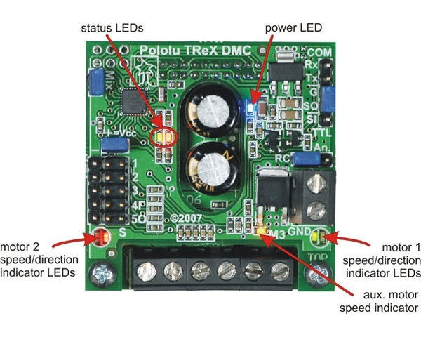 Pololu TReX Dual Motor Controller DMC01