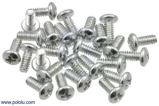 Machine Screw: #4-40, 1/4" Length, Phillips (25-pack)