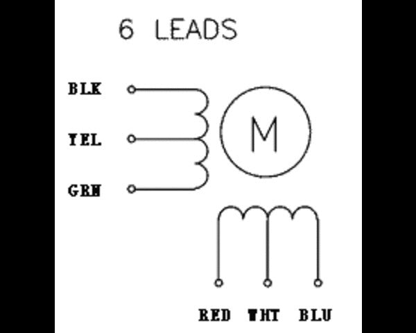 Stepper Motor: Unipolar/Bipolar, 200 Steps/Rev, 57×76mm, 4.5V, 2 A/Phase