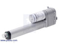 Glideforce LACT6P-12V-20 Light-Duty Linear Actuator with Feedback: 50kgf, 6" Stroke (5.9" Usable), 0