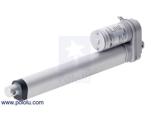 Glideforce LACT8-12V-20 Light-Duty Linear Actuator: 50kgf, 8" Stroke (7.8" Usable), 0.57"/s, 12V