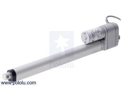 Glideforce LACT12P-12V-05 Light-Duty Linear Actuator with Feedback: 15kgf, 12" Stroke (11.8" Usable)