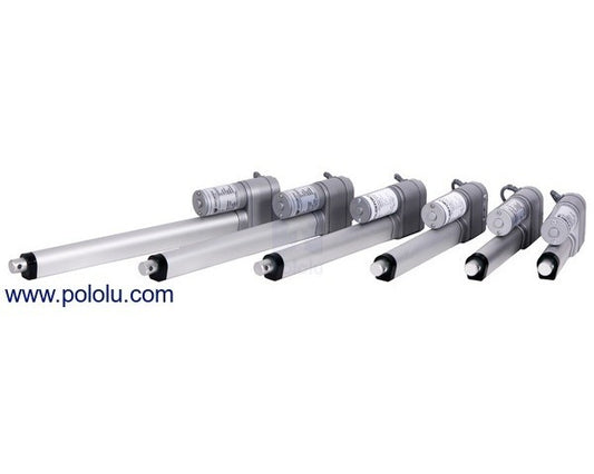 Glideforce LACT4-12V-20 Light-Duty Linear Actuator: 50kgf, 4" Stroke (3.9" Usable), 0.57"/s, 12V