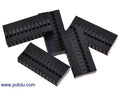 0.1" (2.54mm) Crimp Connector Housing: 2x12-Pin 5-Pack
