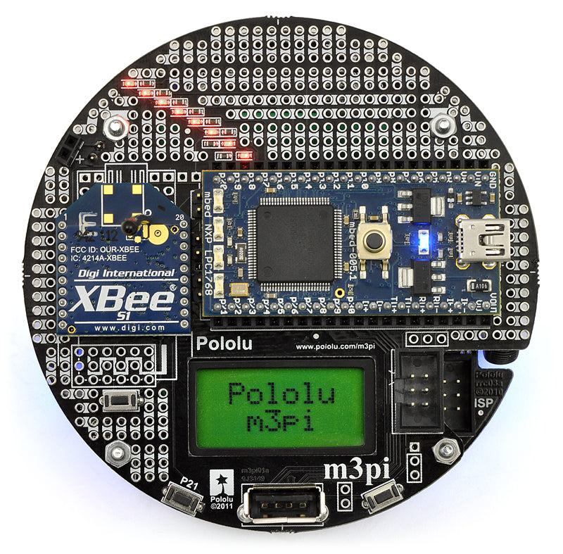 Pololu m3pi Robot with mbed Socket