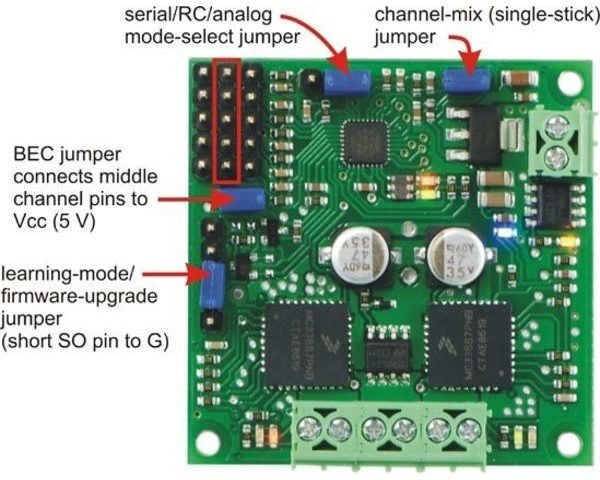 Pololu TReX Jr Dual Motor Controller DMC02