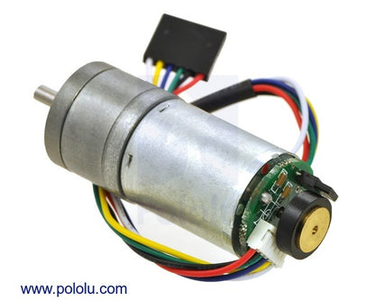 20.4:1 Metal Gearmotor 25Dx50L mm LP 6V