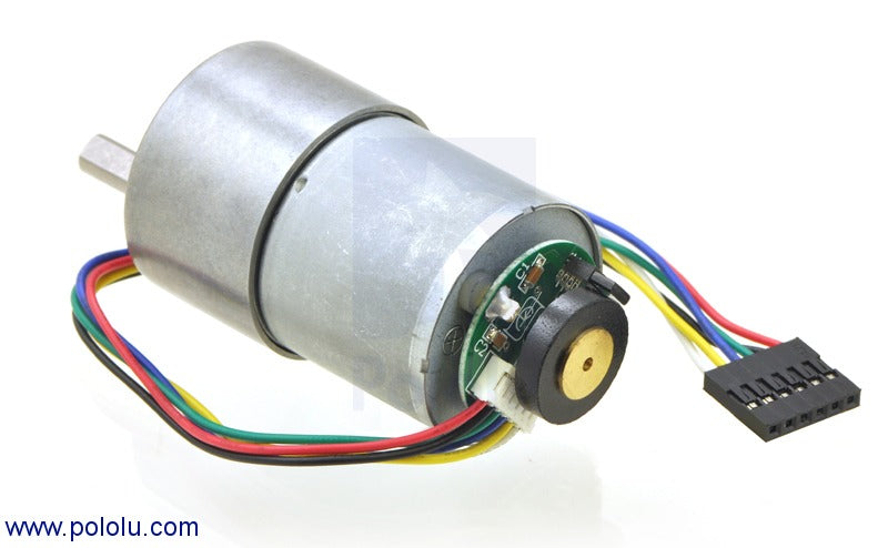 50:1 Metal Gearmotor 37Dx54Lmm with 64 CPR Encoder