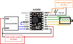 Pololu A4988 Stepper Motor Driver Carrier, Black Edition