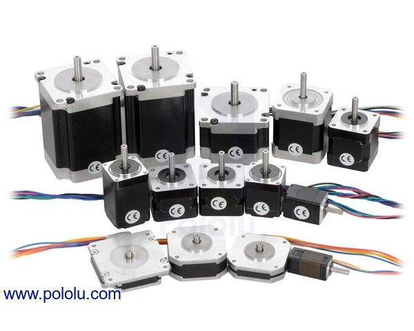 Stepper Motor: Bipolar, 200 Steps/Rev, 42×38mm, 2.8V, 1.7 A/Phase