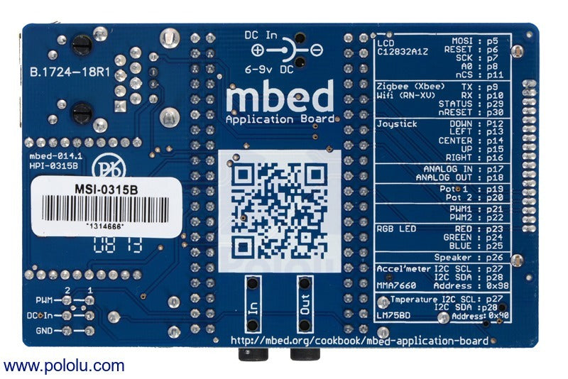 ARM mbed Application Board