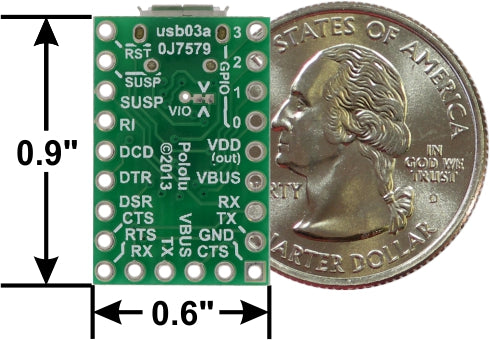 CP2104 USB-to-Serial Adapter Carrier