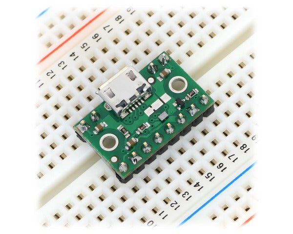 FPF1320 Power Multiplexer Carrier with USB Micro-B Connector