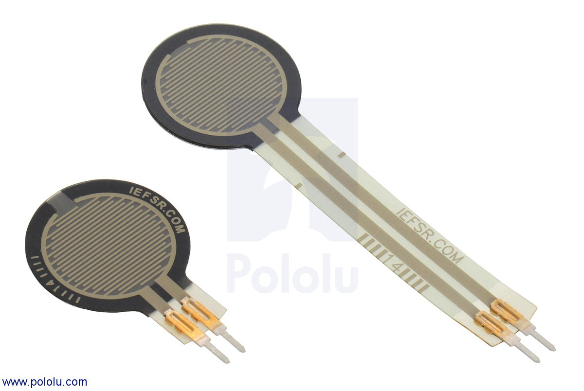 Force-Sensing Resistor: 0.6"-Diameter Circle, Short Tail - FSR 402 Short