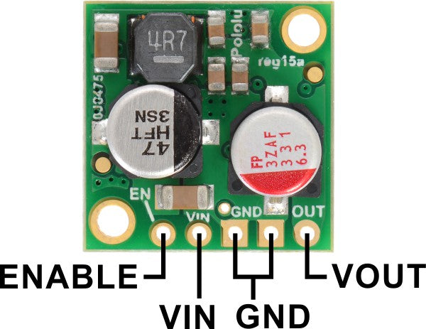 Pololu 9V, 2.5A Step-Down Voltage Regulator D24V25F9