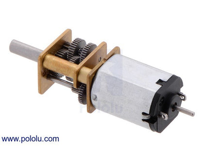 1000:1 Micro Metal Gearmotor MP 6V with Extended Motor Shaft