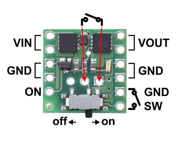 Mini MOSFET Slide Switch with Reverse Voltage Protection, SV