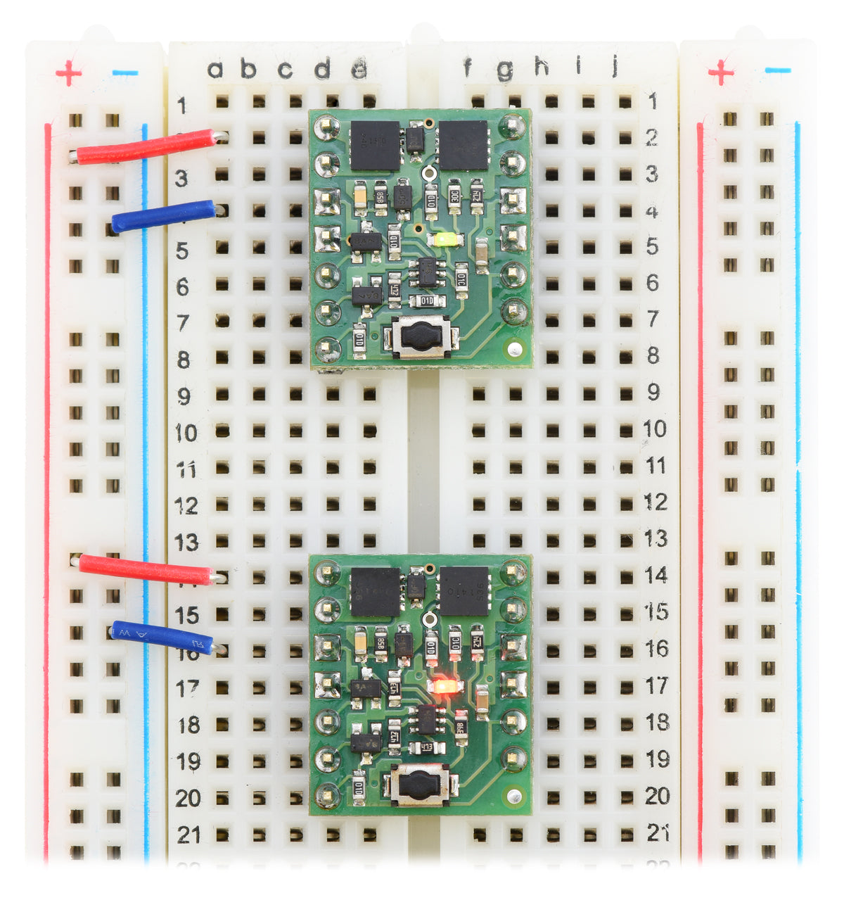 Mini Pushbutton Power Switch with Reverse Voltage Protection, SV