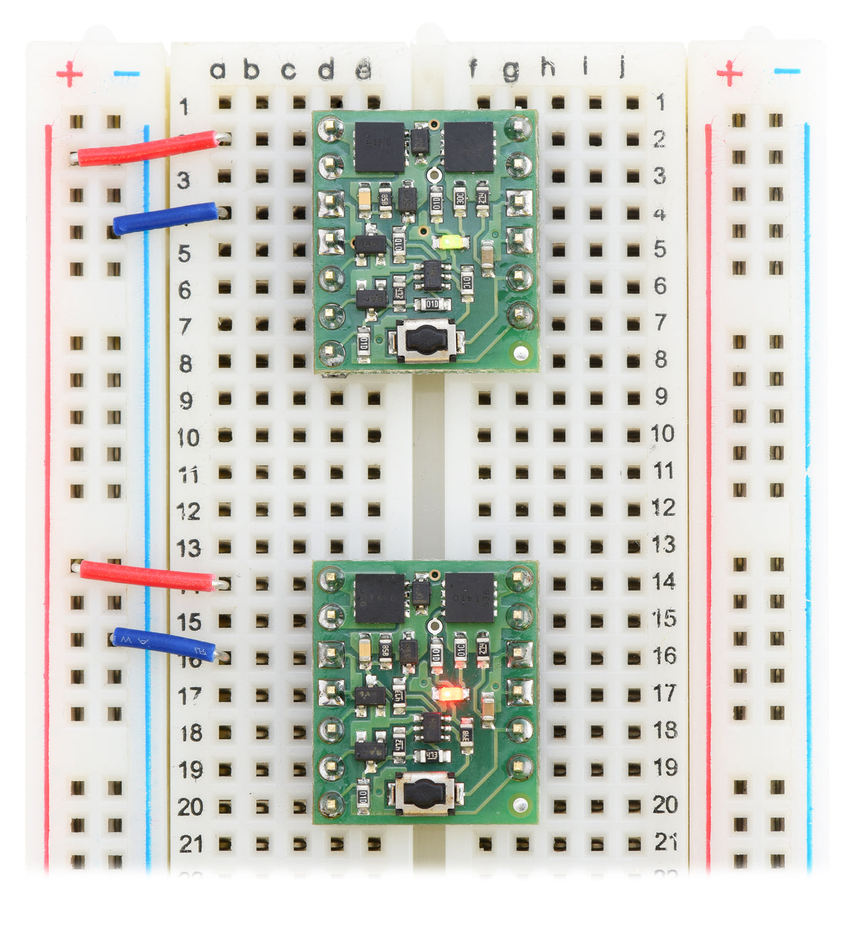 Mini Pushbutton Power Switch with Reverse Voltage Protection, SV