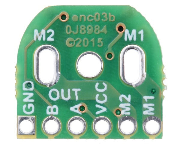 Magnetic Encoder Pair Kit for Micro Metal Gearmotors, 12 CPR, 2.7-18V (HPCB compatible)