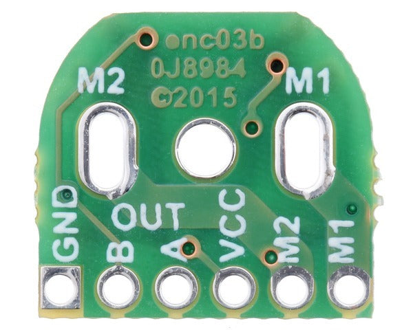 Magnetic Encoder Pair Kit for Micro Metal Gearmotors, 12 CPR, 2.7-18V (HPCB compatible)