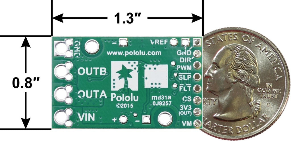 Pololu G2 High-Power Motor Driver 24v13