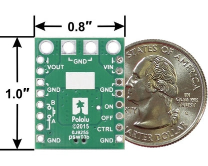 Big Pushbutton Power Switch with Reverse Voltage Protection, HP