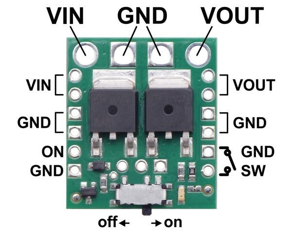 Big MOSFET Slide Switch with Reverse Voltage Protection, MP