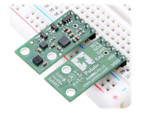 AltIMU-10 v5 Gyro, Accelerometer, Compass, and Altimeter (LSM6DS33, LIS3MDL, and LPS25H Carrier)