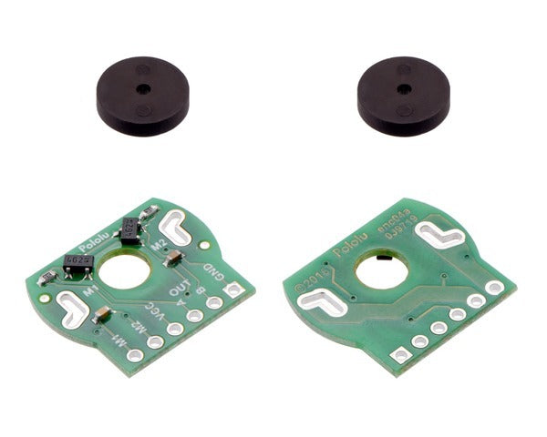 Magnetic Encoder Pair Kit for Mini Plastic Gearmotors, 12 CPR, 2.7-18V