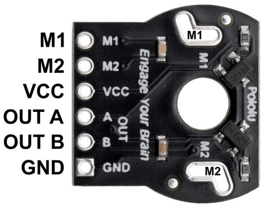 Romi Encoder Pair Kit, 12 CPR, 3.5-18V