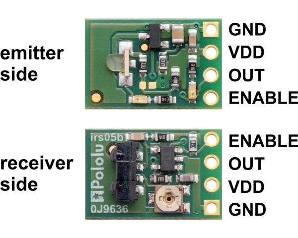 Pololu 38 kHz IR Proximity Sensor, Fixed Gain, High Brightness