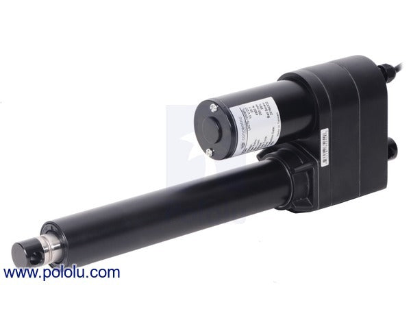Glideforce LACT8-500AL Industrial-Duty Linear Actuator with Acme Drive: 250kgf, 8" Stroke (7.5" Usab