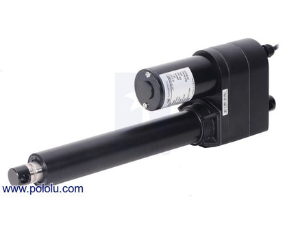 Glideforce LACT8-500AL Industrial-Duty Linear Actuator with Acme Drive: 250kgf, 8" Stroke (7.5" Usab