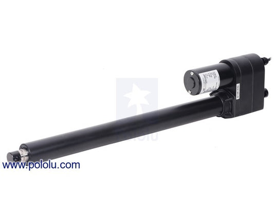 Glideforce LACT18-1000BPL Industrial-Duty Linear Actuator with Ball Screw Drive and Feedback: 450kgf