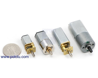 5:1 Micro Metal Gearmotor HP 6V with Extended Motor Shaft