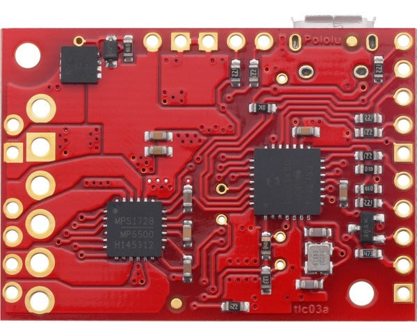 Tic T500 USB Multi-Interface Stepper Motor Controller (Connectors Soldered)