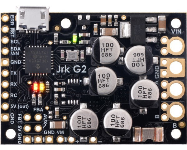 Jrk G2 24v21 USB Motor Controller with Feedback